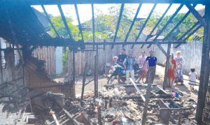 Lupa Matikan Tungku, Rumah Seorang Manula di Desa Gendoh Ludes Terbakar
