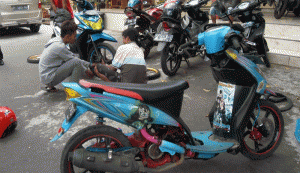 Razia Dadakan, Semalam Amankan 37 Sepeda Motor di Banyuwangi
