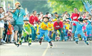 Terus Konsisten, Sepatu Roda Berpeluang Jadi Cabor