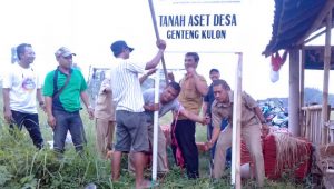 Dua Desa di Kecamatan Genteng Saling Klaim Tanah TKD