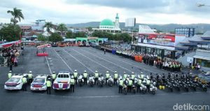 Ribuan Personel Gabungan Siap Amankan Lebaran di Banyuwangi