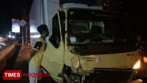 Pikap vs Truk di Wongsorejo, One Person Died