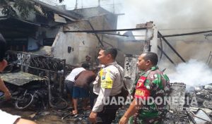 Toko Motor Bekas Ludes Terbakar, Kerugian Ditaksir Ratusan Juta