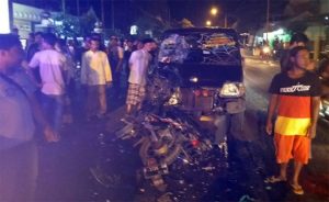 Pikap Vs Motor di Ketapang, Satu Orang Tewas