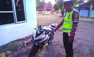 Single Accident, Seorang Pengendara Motor Meninggal Dunia