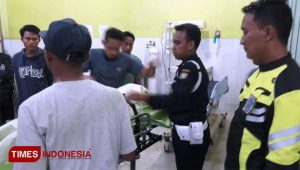 Motor vs Motor di Gambiran, Satu Orang Meninggal Dunia