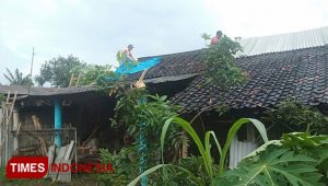 Tiga Rumah Warga Rusak Akibat Angin Kencang