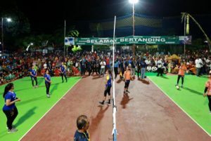 Opened by Regent Anas, The Inter-Village Volleyball Tournament was Lively