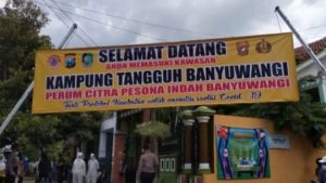 Prevent Covid-19, Polresta Banyuwangi Dirikan Kampung Tangguh