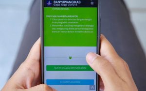 Warga Banyuwangi Senang, Lapor Online Langsung Dikirimi Sembako