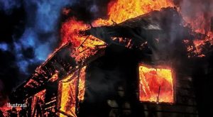 Diduga Korsleting Listrik, Rumah Ludes Terbakar