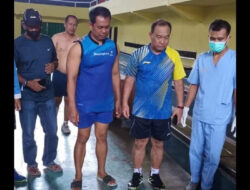 Usai Berlatih Bulutangkis Pelatih Volly Tertelungkup Hingga Meninggal di GOR Tawang Alun