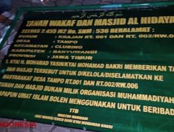 The polemic of the Tampo Al-Hidayah Mosque is heating up again, Heirs Call the Mosque Not for Muhammadiyah