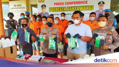 Banyuwangi Police Reveal 178 Drug Cases On 2022, 1,7 Kg of methamphetamine was confiscated