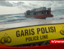 Kapal yang Terdampar di Pantai Alas Purwo Banyuwangi, ternyata Milik Nelayan Cilacap, Jawa Tengah