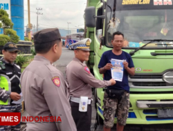 Operasi Keselamatan Semeru, Polresta Banyuwangi Gencar Ajak Masyarakat Tertib Lalu Lintas