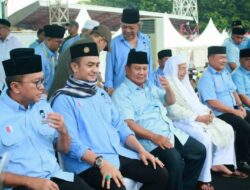 Nderek Guru Holds Prayers with Santri and Ulama in Serang City, Prabowo Delivers National Speech