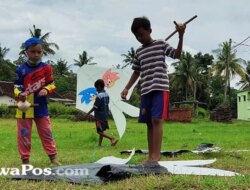 AirNav Indonesia Warns that Kites and Their Strings Disturb Airplane Flights