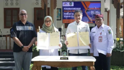 Banyuwangi-regency-government-signed-mou-and-PKS-development-of-mosques-in-Pesanggaran-district-region