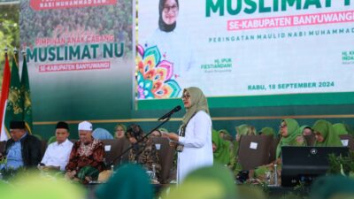 attend-inauguration-pac-muslimat-nu,-regent-ipuk-invites-to-build-banyuwangi