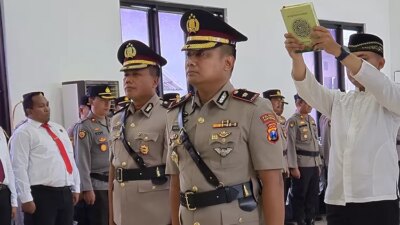 kasatlantas-polresta-banyuwangi-bergeser,-agung-fitransyah-gantikan-amar-hadi-–-radar-banyuwangi