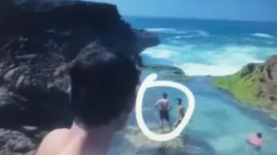 the video-viral-on-social media,-young-man-from-pare-kediri-swallowed-by-sea-waves-beach-kedung-tumpang-tulungagung:-the incident gave me goosebumps